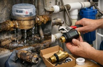 Замена датчиков водоснабжения