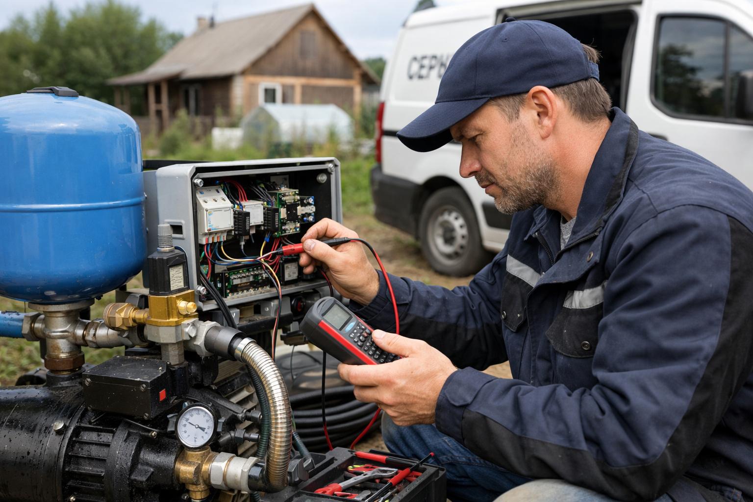 Оперативный ремонт автоматики водоснабжения в Волоколамском районе — выезд в день обращения