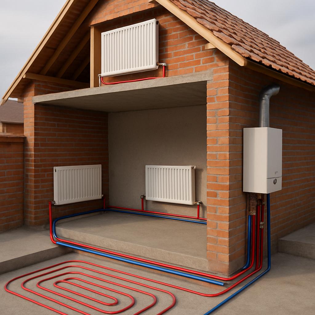 Как правильно сделать разводку отопления в частном доме: принципы и этапы Как правильно сделать разводку отопления в частном доме: принципы и этапы