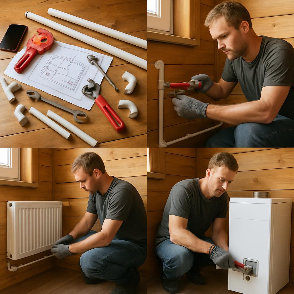 Как сделать отопление на даче: пошаговый план проекта Как сделать отопление на даче: пошаговый план проекта