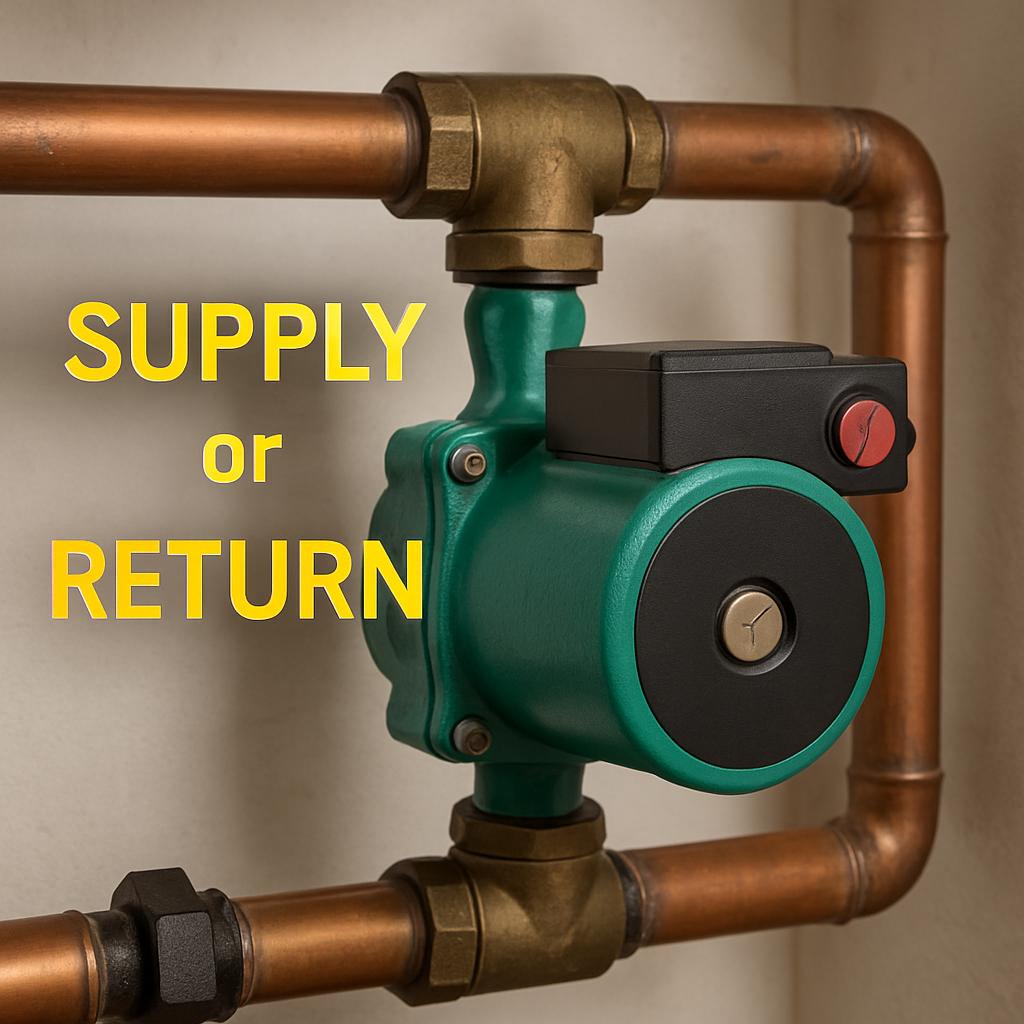 Куда ставить насос в системе отопления на подачу или обратку Куда ставить насос в системе отопления на подачу или обратку