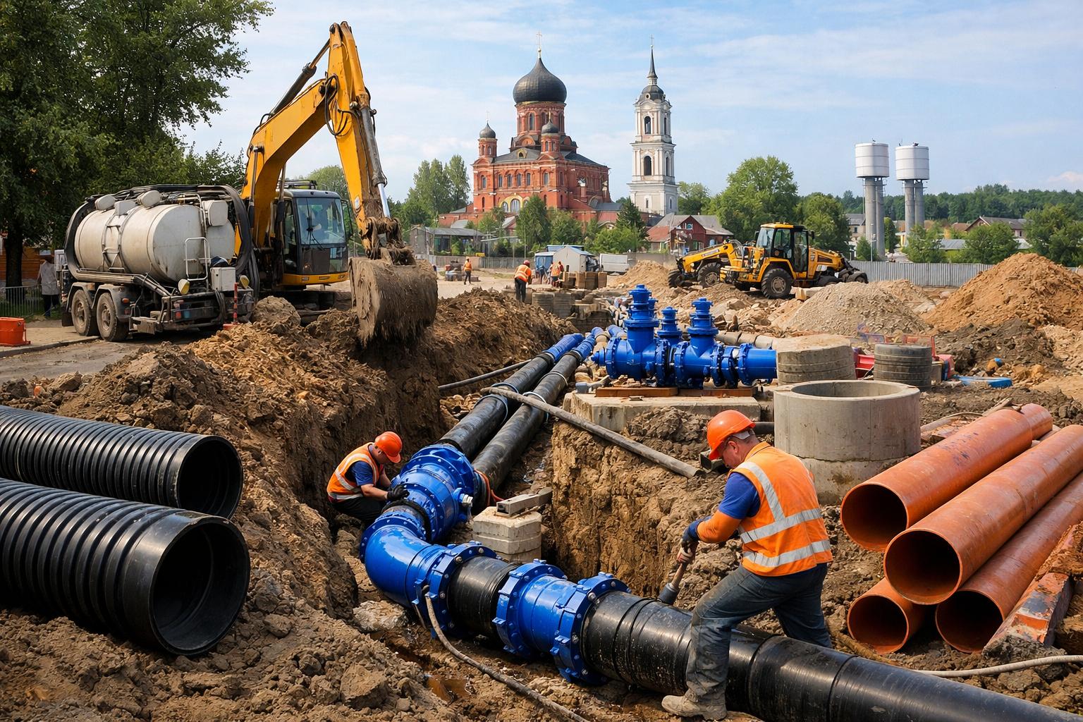 Масштабное обновление водопроводных и канализационных сетей Волоколамска — качество, заметное каждому