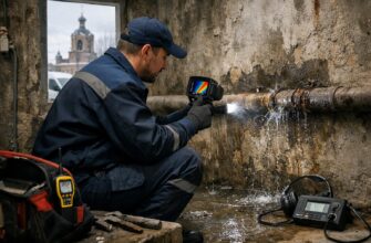 Поиск и ремонт протечек труб в Волоколамске