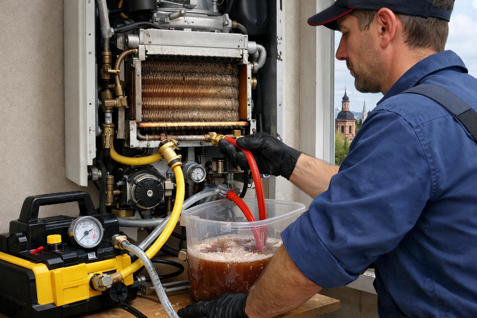 Промывка теплообменника котла в Волоколамске — профессионально и недорого