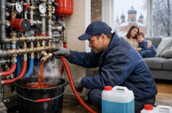 Замена теплоносителя в системе отопления Волоколамска