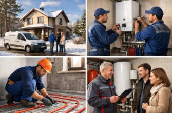 Отопление дома 100 м² в Волоколамске