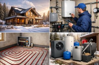 Отопление дома 250 м² в Волоколамске