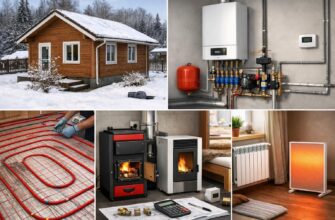 Отопление дома 50 м² в Волоколамске