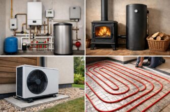 Отопление дома 90 м² в Волоколамске