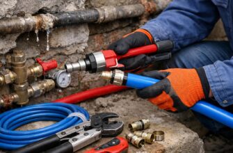 Восстановление труб из сшитого полиэтилена в системах водоснабжения