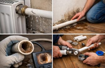 Восстановление полимерных труб радиаторного отопления