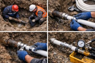 Восстановление трубопроводов водоснабжения Rehau