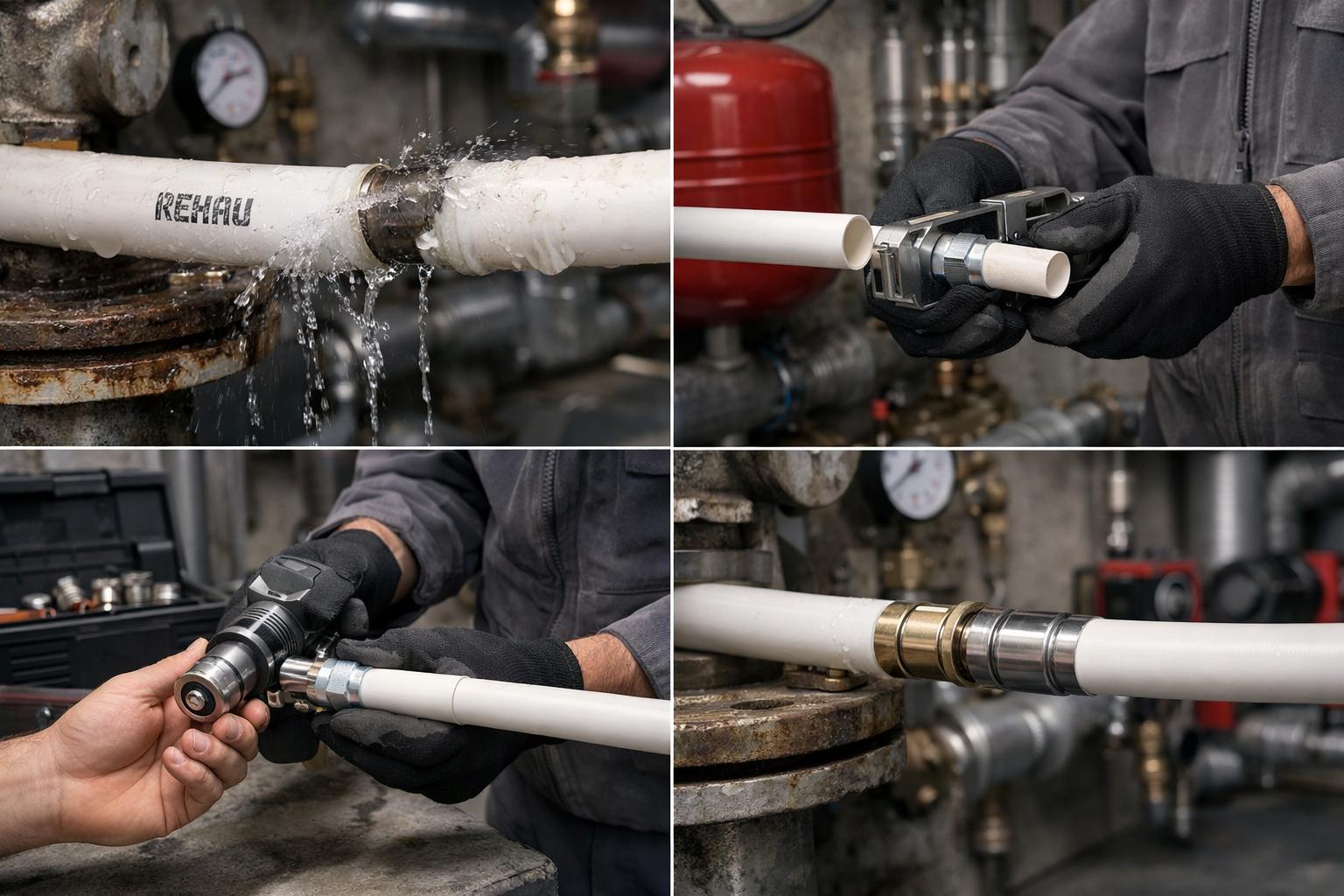 Почему восстановление труб Rehau в котельной жизненно необходимо