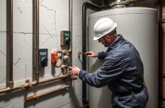 Устранение протечки в котельном помещении