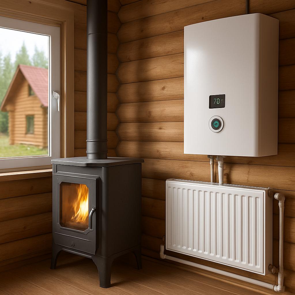 Оптимальное отопление для дачи без газа