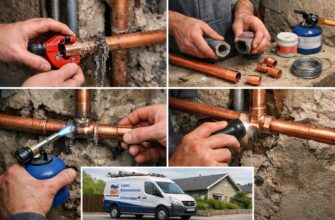 Восстановление медных труб водоснабжения