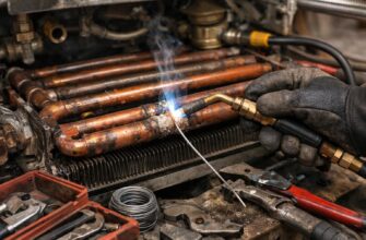 Ремонт и восстановление медных труб топочного оборудования