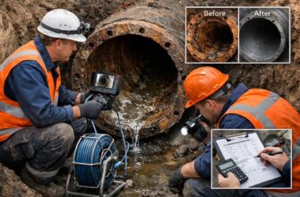 Восстановление чугунных водопроводных труб