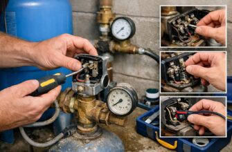 Обслуживание реле давления водоснабжения