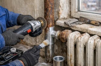 Восстановление чугунных труб радиаторного отопления